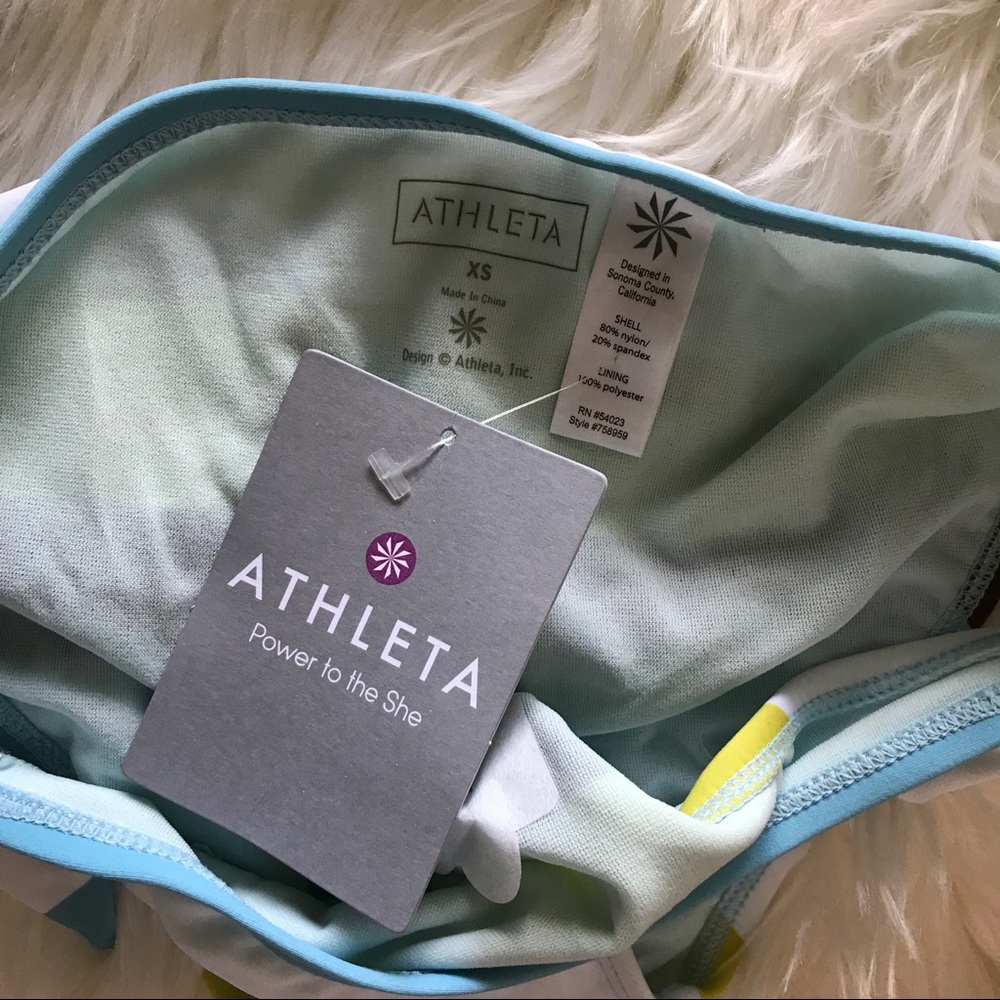 ATHLETA Colorblock Striped Bikini Bottom - Picture 3 of 5